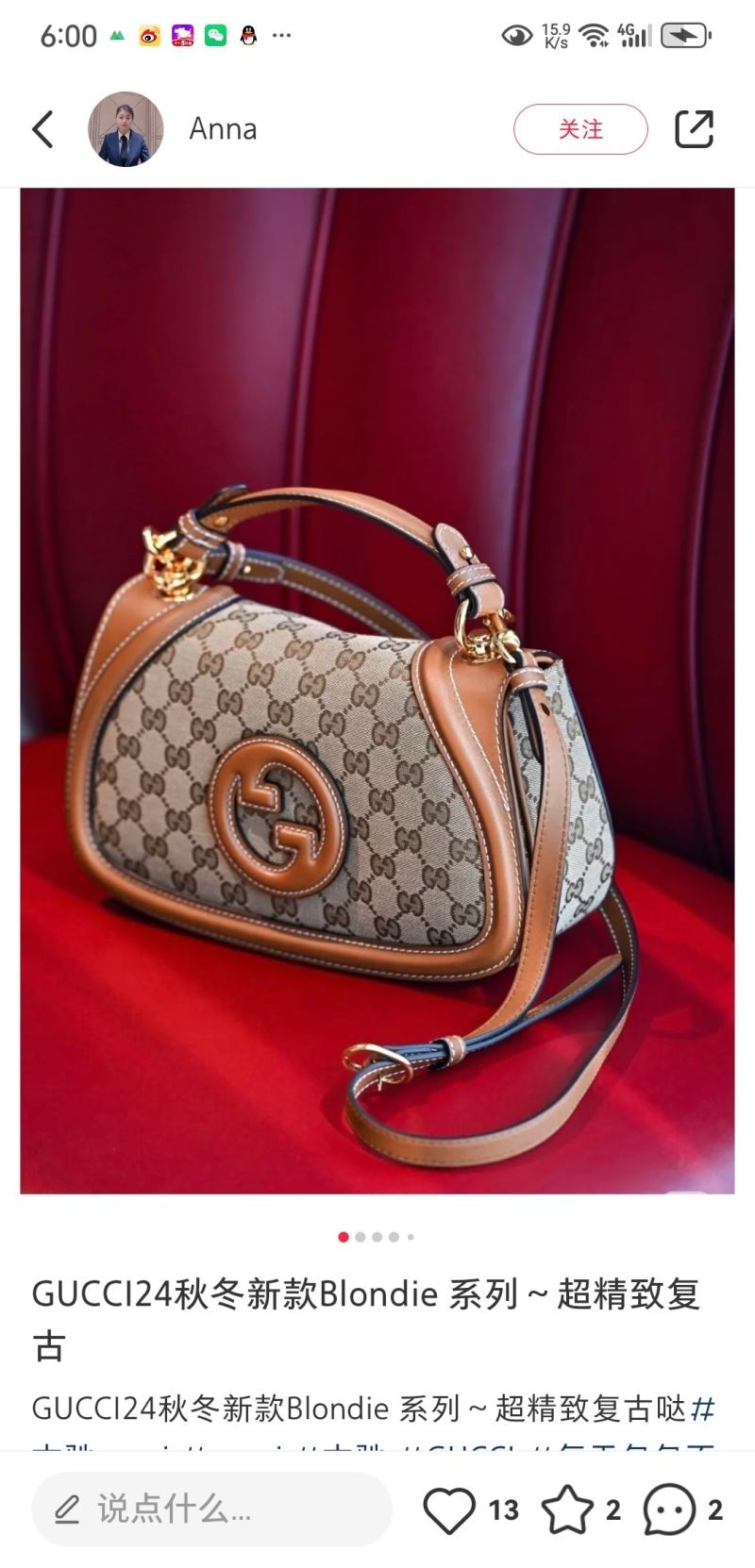 Gucci Other Satchel Bags